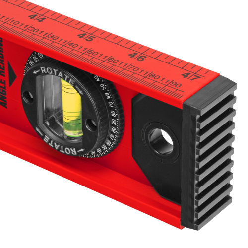 Уровень алюминиевый "Рельс", 1200 мм, 3 глазка, усиленный Matrix купить в Москве с доставкой по всей России | ProtosMarket.ru