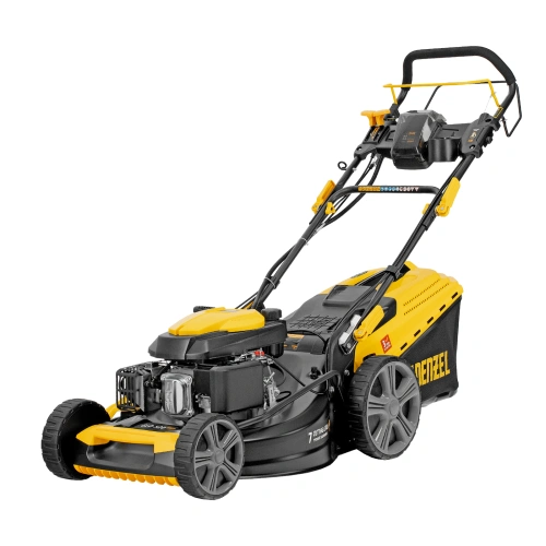 Газонокосилка бензиновая GLD-520SP-VE, 196 см3, ширина 52 см, привод, вариатор, электрический старт, 60 л Denzel купить в Москве с доставкой по всей России | ProtosMarket.ru