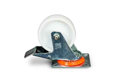 Колесо поворотное полипропилен SRCnb 42 100 мм с тормозом (N) по ценам производителя в Санкт-Петербурге с доставкой по всей России