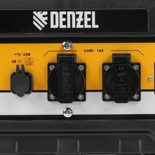 Генератор бензиновый PS 33, 3.3 кВт, 230 В, 15 л, ручной стартер Denzel по ценам производителя в Санкт-Петербурге с доставкой по всей России