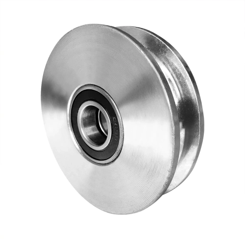 Шкив ролик д.120 мм с подшипниками для протяжки троса по ценам производителя в Санкт-Петербурге с доставкой по всей России