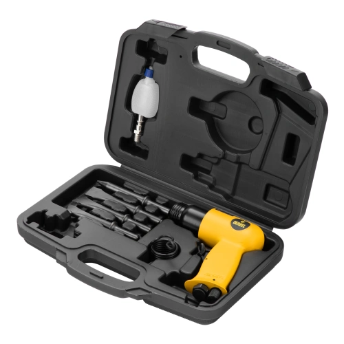 Пневматический молоток НР4500 + набор насадок, 113 л/мин, 4500 уд/мин Denzel по ценам производителя в Санкт-Петербурге с доставкой по всей России