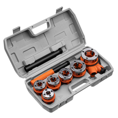 Набор клуппов 1/4-3/8-1/2-3/4-1-1.25", плашкодержатель с трещоткой, 9 предметов Sparta купить в Москве с доставкой по всей России | ProtosMarket.ru