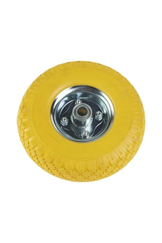 Колесо литое полиуретановое 260 мм PU 1804 с железным ободом (20 мм шариковый подишпник) купить в Москве с доставкой по всей России | ProtosMarket.ru