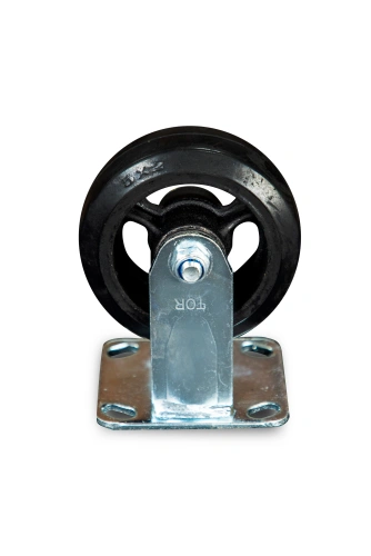 Колесо большегрузное неповоротное FCd 54 125 мм обрезиненное (N) по ценам производителя в Санкт-Петербурге с доставкой по всей России