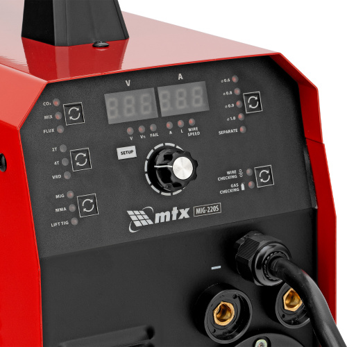 Аппарат инвертор. полуавтомат. cварки MIG-220S, 220A, ПВ 60%, катушка 5 кг MTX по ценам производителя в Санкт-Петербурге с доставкой по всей России
