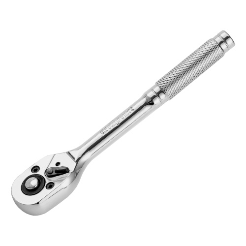 Ключ-трещотка 1/4", 45 зубьев, цельнометаллический, с быстрым сбросом, CrV, хром Сибртех по ценам производителя в Санкт-Петербурге с доставкой по всей России