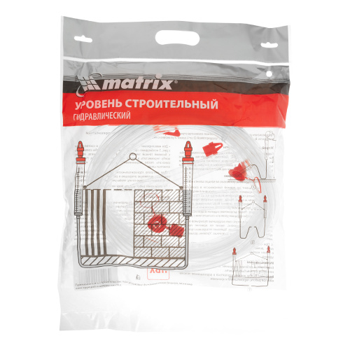 Гидроуровень,удлиненная колба, рельефная градуировка, 10м Matrix по ценам производителя в Санкт-Петербурге с доставкой по всей России