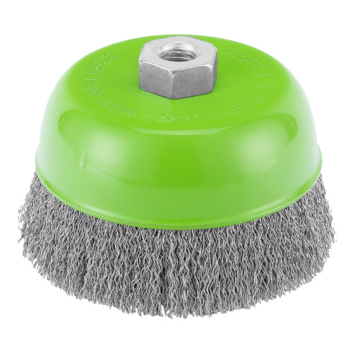 Щетка для УШМ, 125 мм, М14, "чашка", витая проволока Сибртех по ценам производителя в Санкт-Петербурге с доставкой по всей России