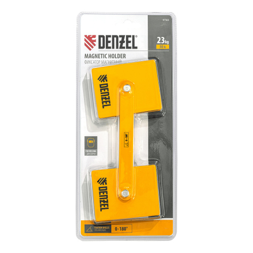 Фиксатор магнитный регулируемый для сварочных работ усилие 50 LB Denzel купить в Москве с доставкой по всей России | ProtosMarket.ru