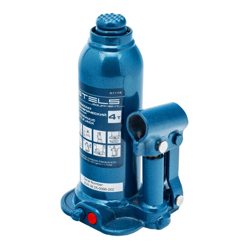Домкрат гидравлический бутылочный, 4 т, h подъема 188-363 мм, в пластиковом кейсе Stels по ценам производителя в Санкт-Петербурге с доставкой по всей России