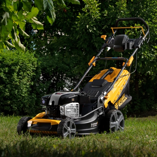 Газонокосилка бензиновая GLD-520SP-BS, 163 см3, Briggs Stratton, ширина 52 см, привод, 60 л Denzel купить в Москве с доставкой по всей России | ProtosMarket.ru