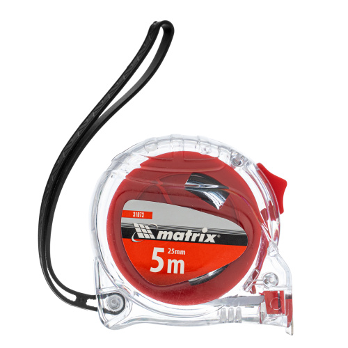 Рулетка Crystal,5 м х 25 мм,корпус из поликарбоната Matrix по ценам производителя в Санкт-Петербурге с доставкой по всей России