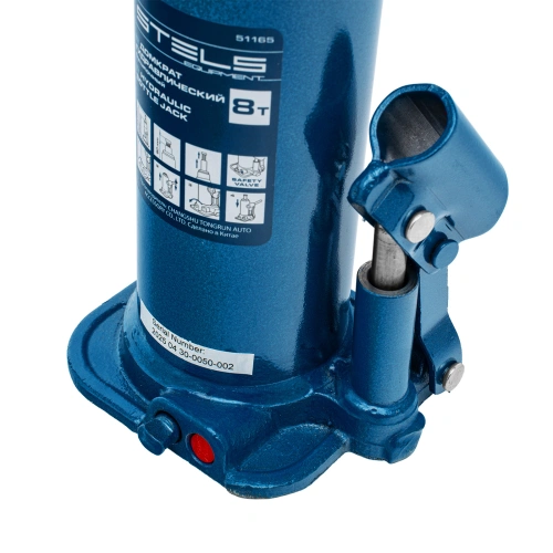 Домкрат гидравлический бутылочный, 8 т, h подъема 222-447 мм Stels по ценам производителя в Санкт-Петербурге с доставкой по всей России