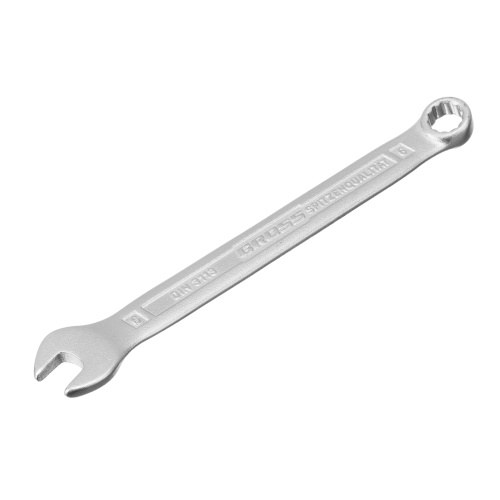 Ключ комбинированный 6 мм, CrV, холодный штамп Gross по ценам производителя в Санкт-Петербурге с доставкой по всей России