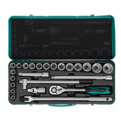 Набор торцевых головок с трещоткой 1/2", 24 предмета Stels купить в Москве с доставкой по всей России | ProtosMarket.ru