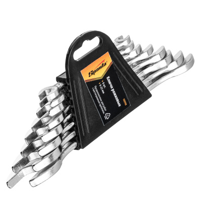 Набор ключей рожковых, 6 х 22 мм, 8 шт, хромированные Sparta купить в Москве с доставкой по всей России | ProtosMarket.ru