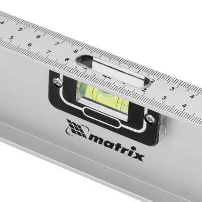 Уровень алюминиевый "Рельс", 1200 мм, 3 глазка (1 поворотный) Matrix по ценам производителя в Санкт-Петербурге с доставкой по всей России