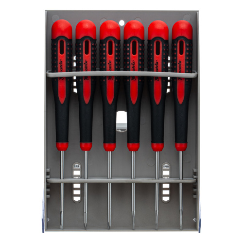 Набор отверток для точных работ Fusion, двухкомпонентная рукоятка, 6 шт, в пластиковом пенале Matrix купить в Москве с доставкой по всей России | ProtosMarket.ru