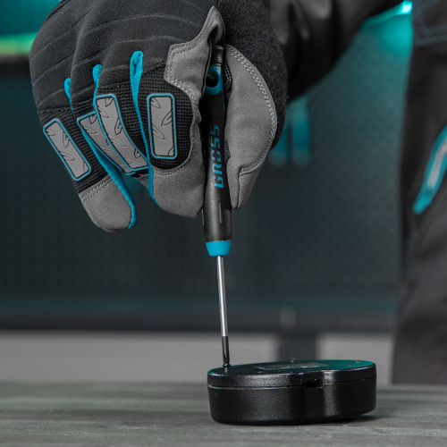 Набор отверток для точной механики, CrMo, двухкомпонентные рукоятки, 6 шт, пластиковый бокс Gross купить в Москве с доставкой по всей России | ProtosMarket.ru