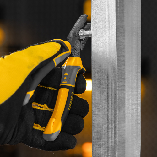 Плоскогубцы комбинированные 180 мм, трехкомпонентные рукоятки Denzel купить в Москве с доставкой по всей России | ProtosMarket.ru