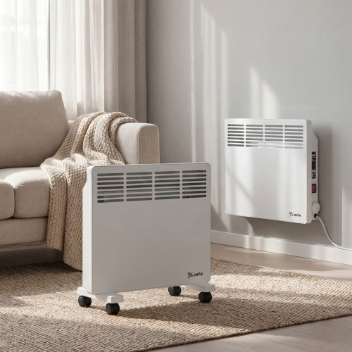 Конвектор электрический КМ-1000.1, 230 В, 1000 Вт, X-образный нагреватель, колеса, термостат MTX по ценам производителя в Санкт-Петербурге с доставкой по всей России