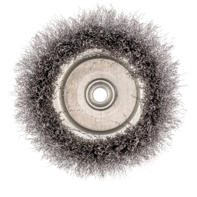 Щетка для УШМ, 150 мм, М14, "чашка", витая проволока 0.3 мм Сибртех по ценам производителя в Санкт-Петербурге с доставкой по всей России