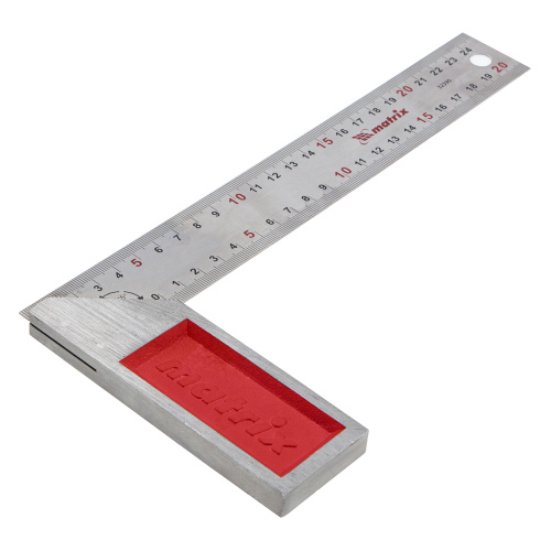 Угольник стальной, 250 мм, градуировка Matrix купить в Москве с доставкой по всей России | ProtosMarket.ru