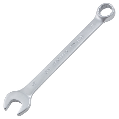 Набор ключей комбинированных, 8-19 мм, 8 шт, CrV, матовый хром Matrix купить в Москве с доставкой по всей России | ProtosMarket.ru