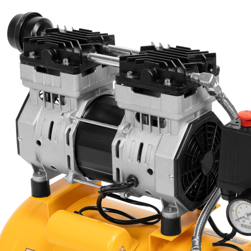 Компрессор DLS950/24 безмаслянный малошумный 950 Вт, 165 л/мин, ресивер 24 л Denzel по ценам производителя в Санкт-Петербурге с доставкой по всей России
