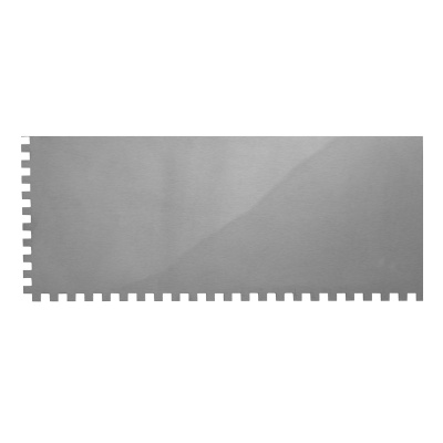 Гладилка из нержавеющей стали, 280 х 130 мм, зеркальная полировка, пластмассовая ручка, зуб 6 х 6 мм Matrix купить в Москве с доставкой по всей России | ProtosMarket.ru
