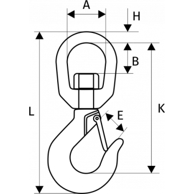 Крюк 322 А с вертлюгом 1,5 т купить в Москве с доставкой по всей России | ProtosMarket.ru