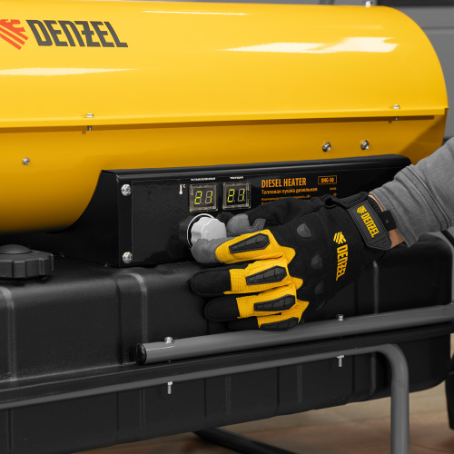 Дизельная тепловая пушка DHG-50, 50 кВт, 1100 м3/ч, прямой нагрев Denzel по ценам производителя в Санкт-Петербурге с доставкой по всей России