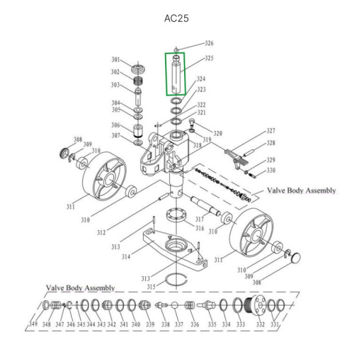 Шток гидроцилиндра 31,5 мм для гидравлических тележек AC25 по ценам производителя в Санкт-Петербурге с доставкой по всей России