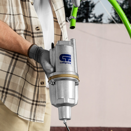 Вибрационный насос СВН300Н-10, нижний забор, 300 Вт, напор 75 м, 1200 л/ч, кабель 10 м Сибртех по ценам производителя в Санкт-Петербурге с доставкой по всей России