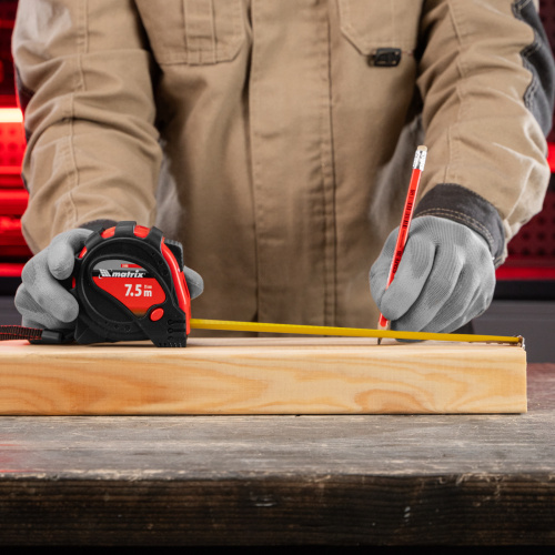 Рулетка Status Magnet 3 fixations,7,5 м х 25 мм,обрезиненный корпус,зацеп с магнитом Matrix по ценам производителя в Санкт-Петербурге с доставкой по всей России