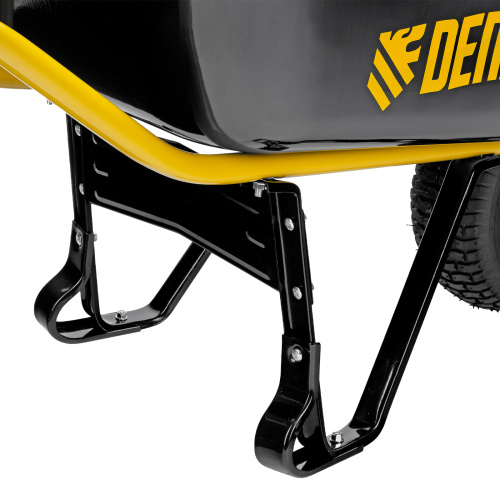 Тачка строительная, усиленная, объем 130 л, 230 кг, колесо 15х6.00-6 Denzel по ценам производителя в Санкт-Петербурге с доставкой по всей России