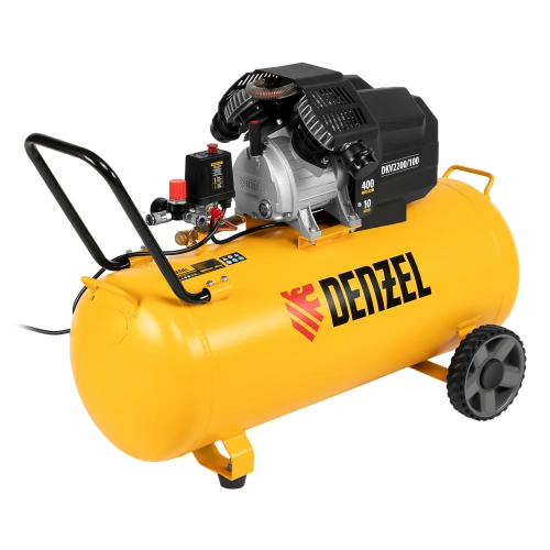 Компрессор воздушный DKV2200/100, Х-PRO 2.2 кВт, 400 л/мин, 100л Denzel по ценам производителя в Санкт-Петербурге с доставкой по всей России