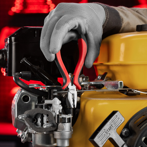 Плоскогубцы Mini, 130 мм, никелированные, авторазжим, двухкомпонентные рукоятки Matrix по ценам производителя в Санкт-Петербурге с доставкой по всей России