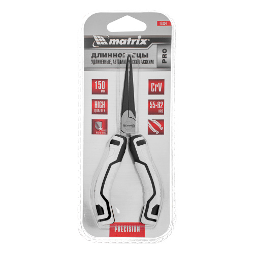 Длинногубцы Mini удлиненные, 150 мм, авторазжим, Pro Matrix купить в Москве с доставкой по всей России | ProtosMarket.ru