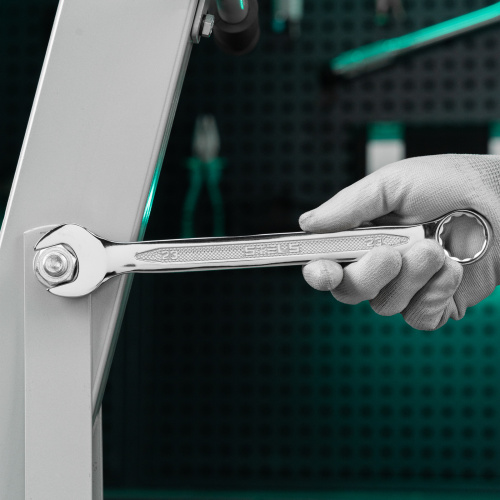 Ключ комбинированный, 23 мм, CrV, антислип Stels купить в Москве с доставкой по всей России | ProtosMarket.ru