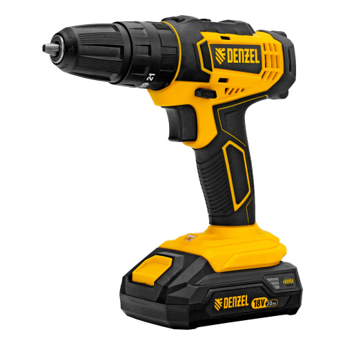 Дрель-шуруповерт аккумуляторная ударная CID-18-02BM, Li-Ion, 18 В, 2 акк. Denzel купить в Москве с доставкой по всей России | ProtosMarket.ru