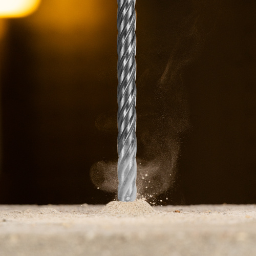 Бур по бетону, цельная крестовая пластина, 8x215 мм, SDS PLUS Denzel по ценам производителя в Санкт-Петербурге с доставкой по всей России