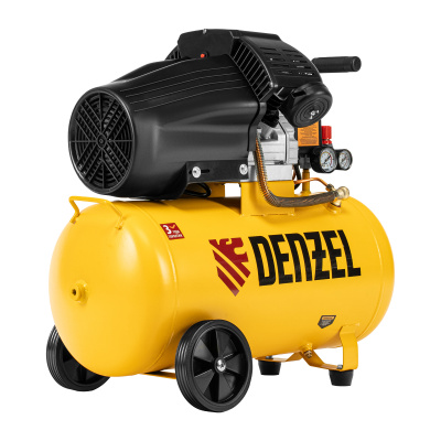 Компрессор воздушный прям. привод DCV1800/50, 1,8 кВт, 50 литров, 320 л/мин Denzel по ценам производителя в Санкт-Петербурге с доставкой по всей России