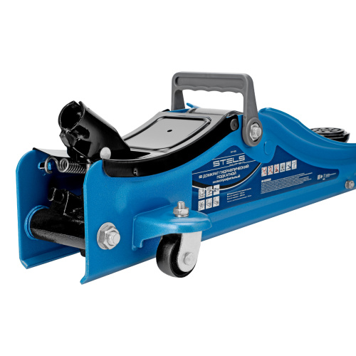 Домкрат гидравлический подкатной в пластиковом кейсе, 2 т, Low Profile, 80-380 мм Stels по ценам производителя в Санкт-Петербурге с доставкой по всей России