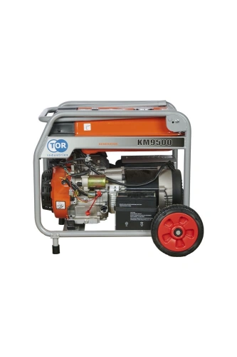 Генератор бензиновый 7,0 кВт 220В 27 л с электростартером и колесами TOR KM9500H по ценам производителя в Санкт-Петербурге с доставкой по всей России