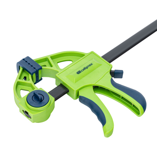 Струбцина F-образная, быстрозажимная, 200 х 70 х 420 мм, пластиковый корпус, фиксатор, двухкомпонентная рукоятка Сибртех купить в Москве с доставкой по всей России | ProtosMarket.ru