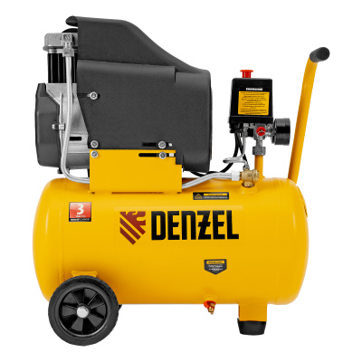 Компрессор воздушный DLC1300/24 безмасляный 1.3 кВт, 24 литра, 206 л/мин Denzel купить в Москве с доставкой по всей России | ProtosMarket.ru