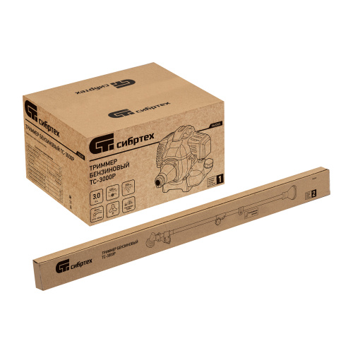Триммер бензиновый ТС-3000Р, 52 см3, разъемная штанга, состоит из 2 частей Сибртех купить в Москве с доставкой по всей России | ProtosMarket.ru