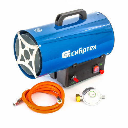 Газовая тепловая пушка СТГ-15, 15 кВт, 500 м3/ч, пропан-бутан Сибртех по ценам производителя в Санкт-Петербурге с доставкой по всей России